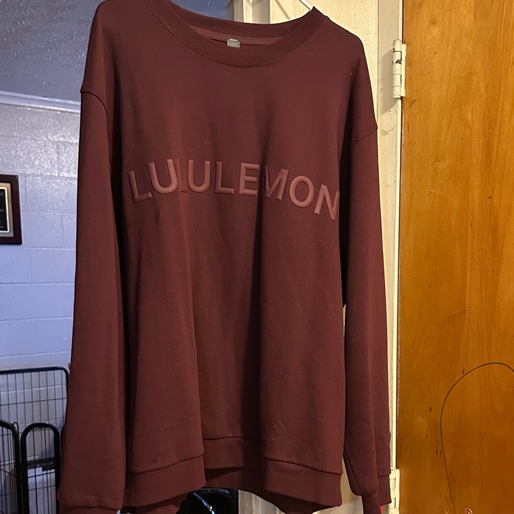 lululemon athletica Maroon Sweatshirt